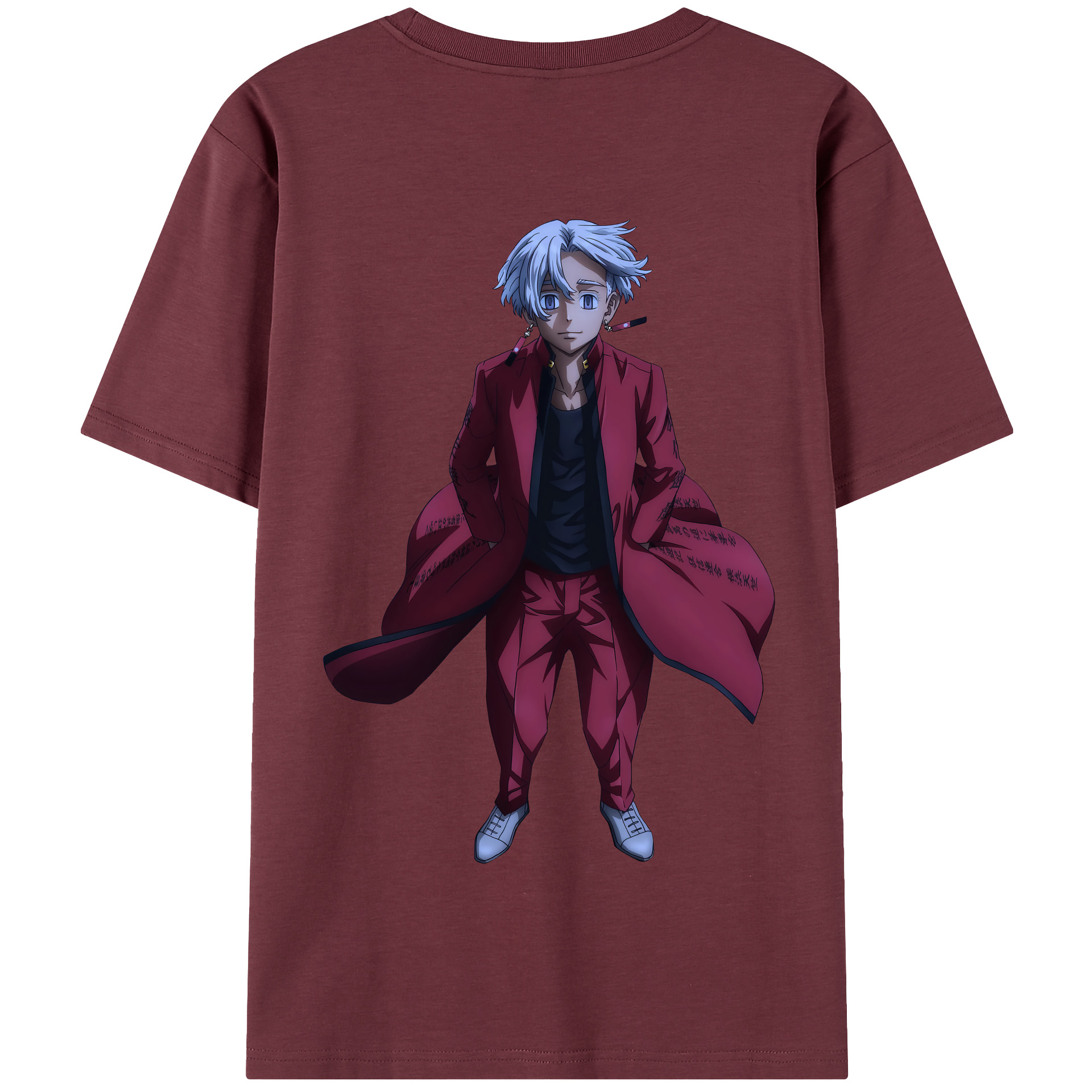 （画像用） 東京リベンジャーズ Tokyo Revengers 綿100％半袖Tシャツ（背面プリント）